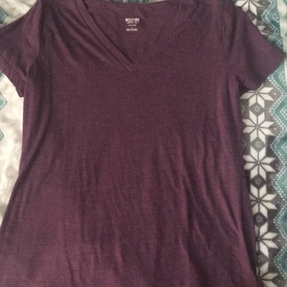 Purple V-Neck tee